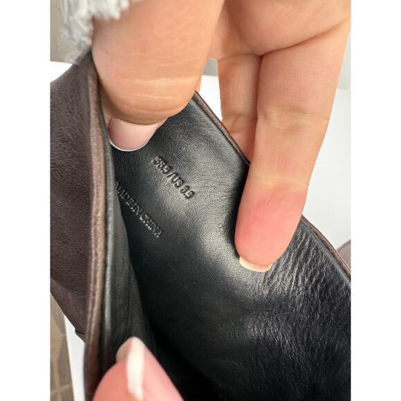 RAG & BONE Newbury Womens Brown Leather Stacked Heel Almond Toe Ankle Boot 38.5 - Picture 7 of 8